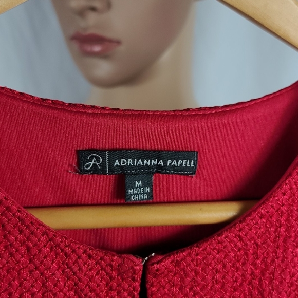 Adrianna Papel | Red Sleeveless Flowy Tank Top - Picture 5 of 8